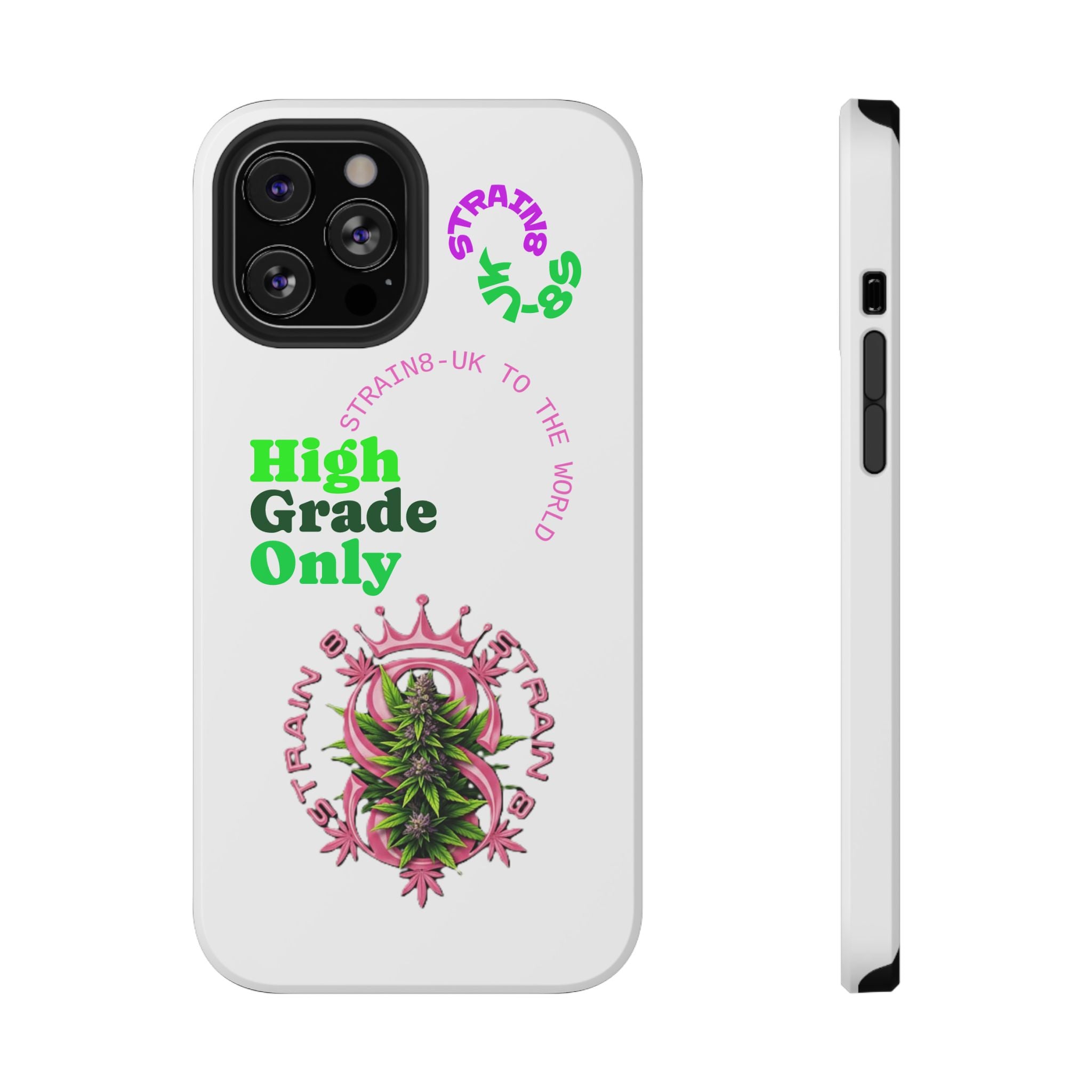 Impact-Resistant Phone Case —Strain8-UK  "High Grade Only"