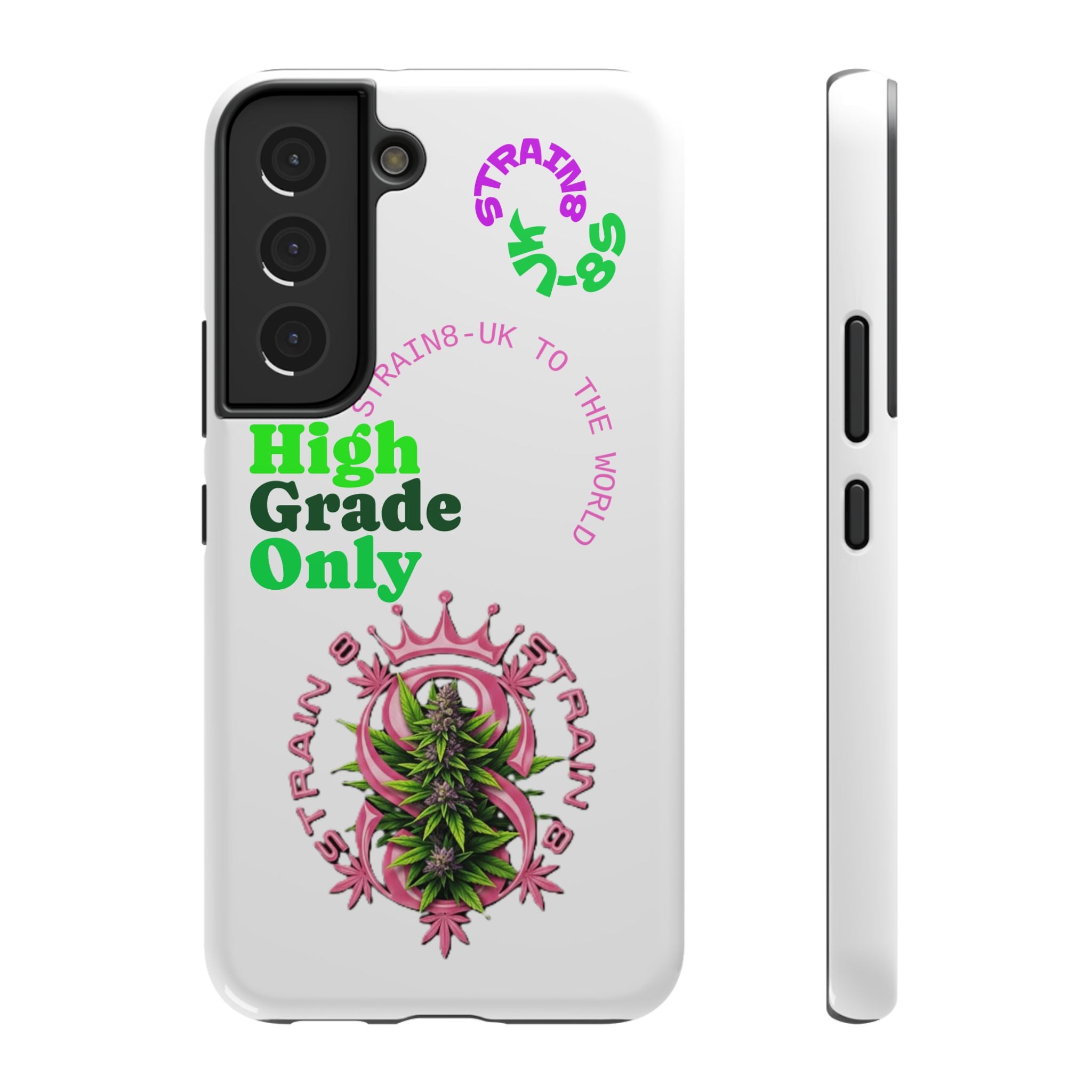 Impact-Resistant Phone Case —Strain8-UK  "High Grade Only"
