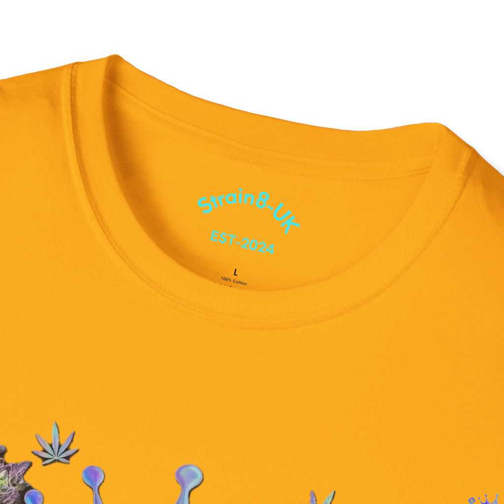 Ampersand S8-UK Logo Crown Graphic T-Shirt — Indica/Sativa S8-UK Streetwear Tee