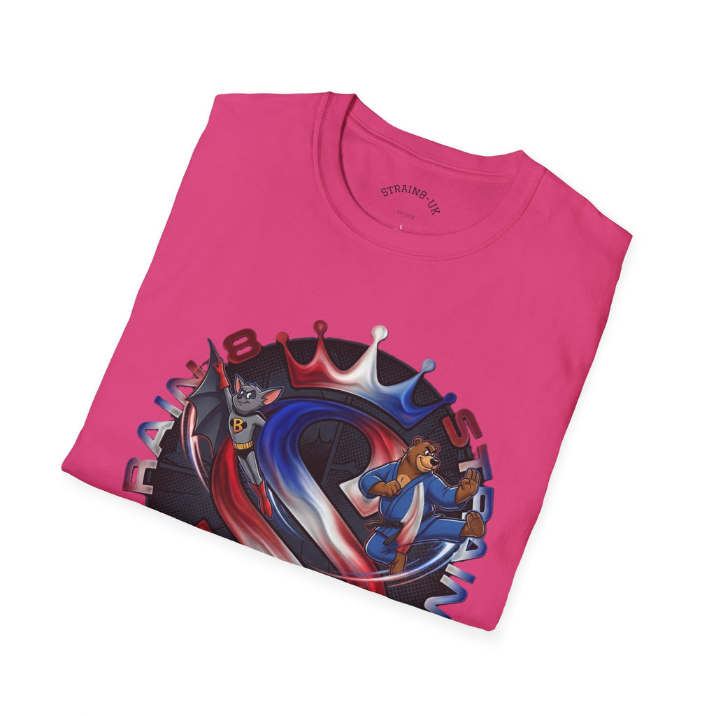 Strongest in the UK T-Shirt — Union Flag Crown Graphic Strain8-UK Tee