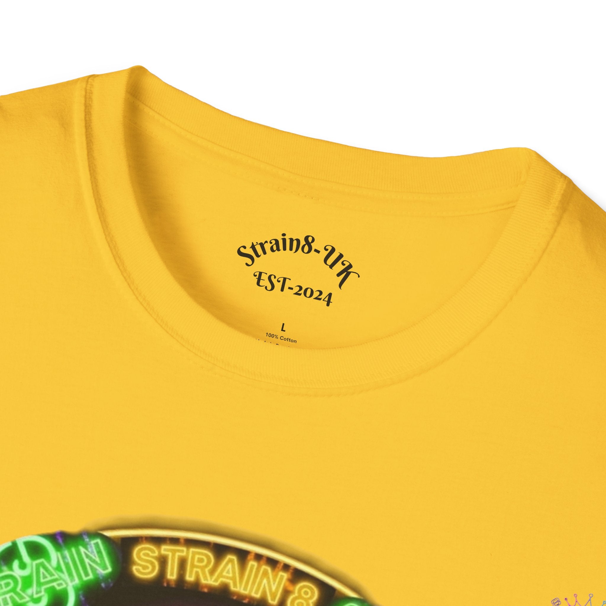 Psychedelic Dtrain8-UK Crowned Graphic T-Shirt