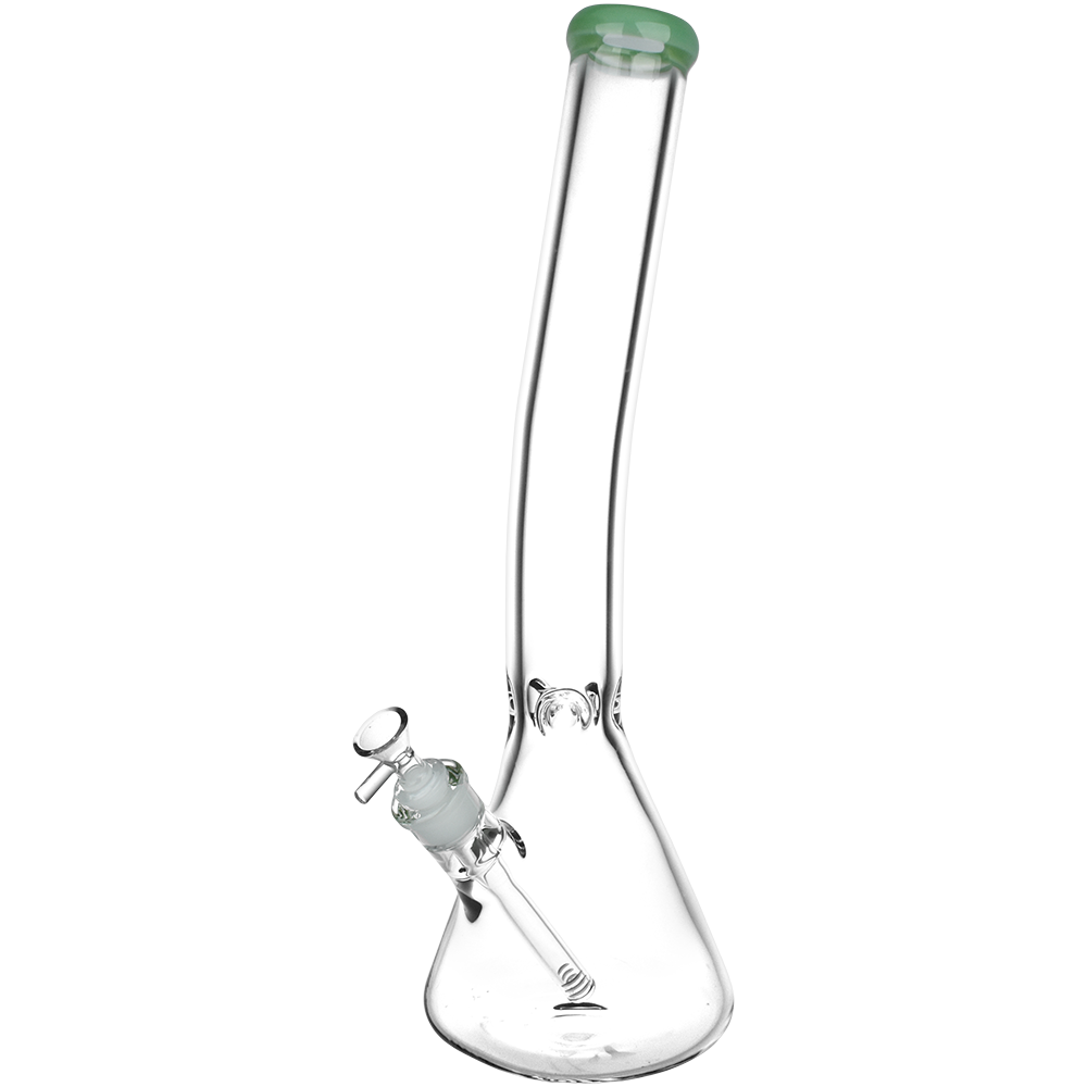Classic Bent Neck Glass Beaker Bongs - Colors Vary