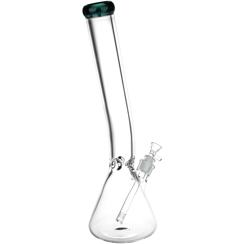 Classic Bent Neck Glass Beaker Bongs - Colors Vary