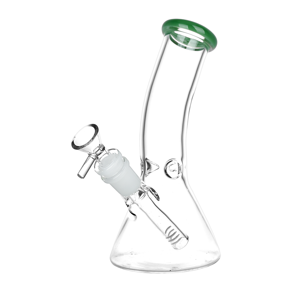 Classic Bent Neck Glass Beaker Bongs - Colors Vary