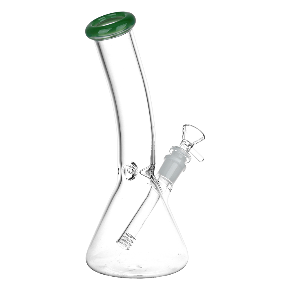 Classic Bent Neck Glass Beaker Bongs - Colors Vary