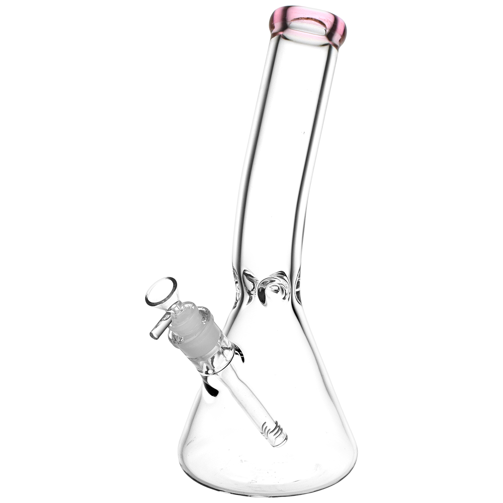 Classic Bent Neck Glass Beaker Bongs - Colors Vary