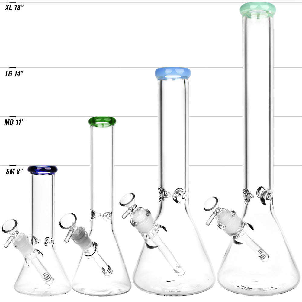 Classic Glass Beaker Bongs - Colors Vary