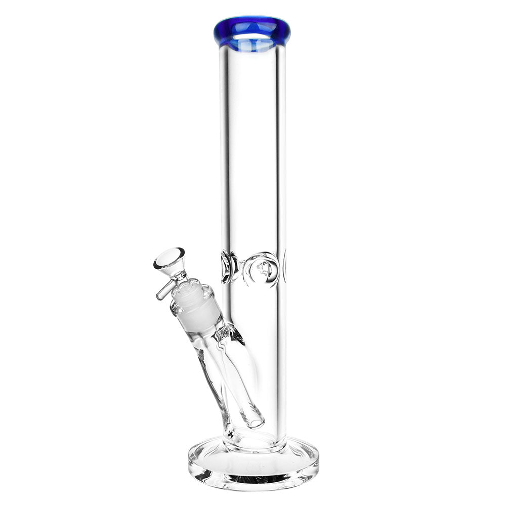 Classic Glass Straight Tube Bongs - Colors Vary