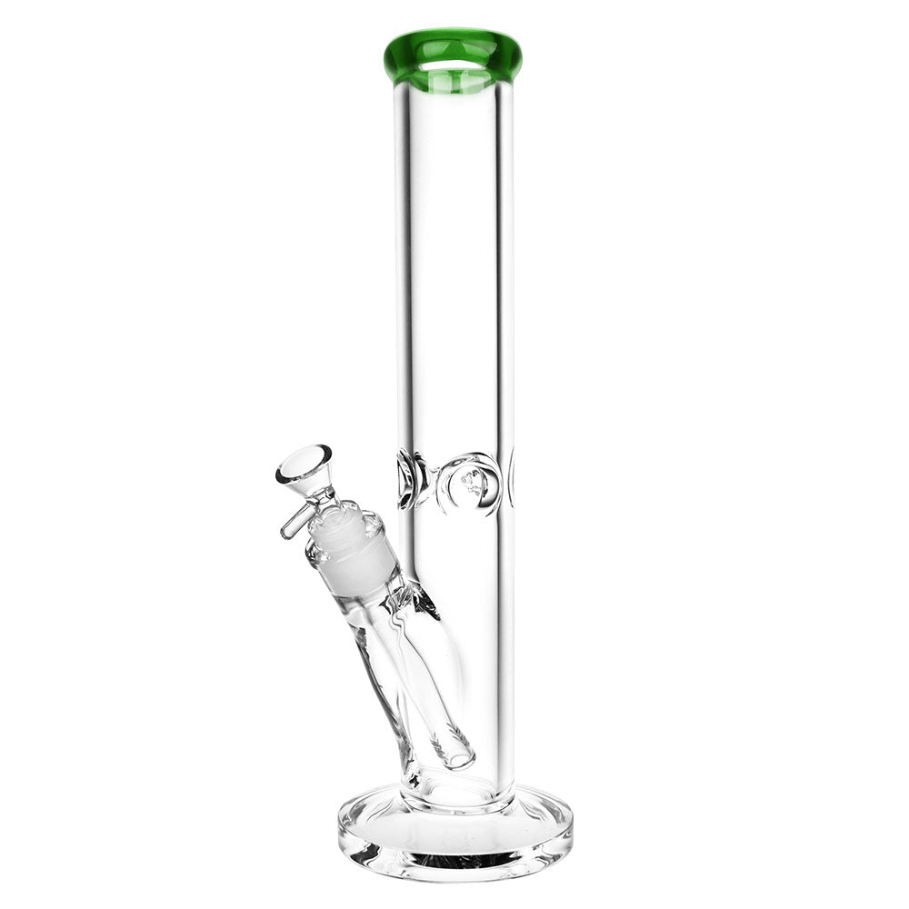 Classic Glass Straight Tube Bongs - Colors Vary