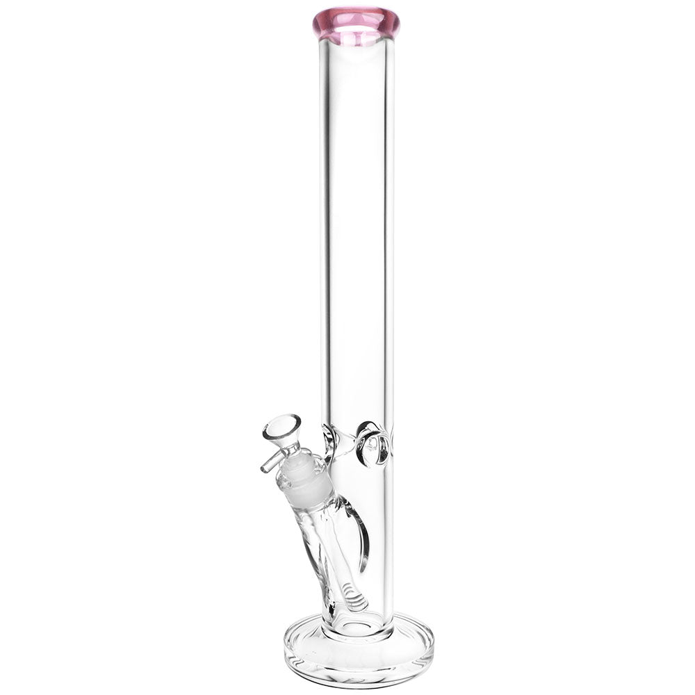Classic Glass Straight Tube Bongs - Colors Vary