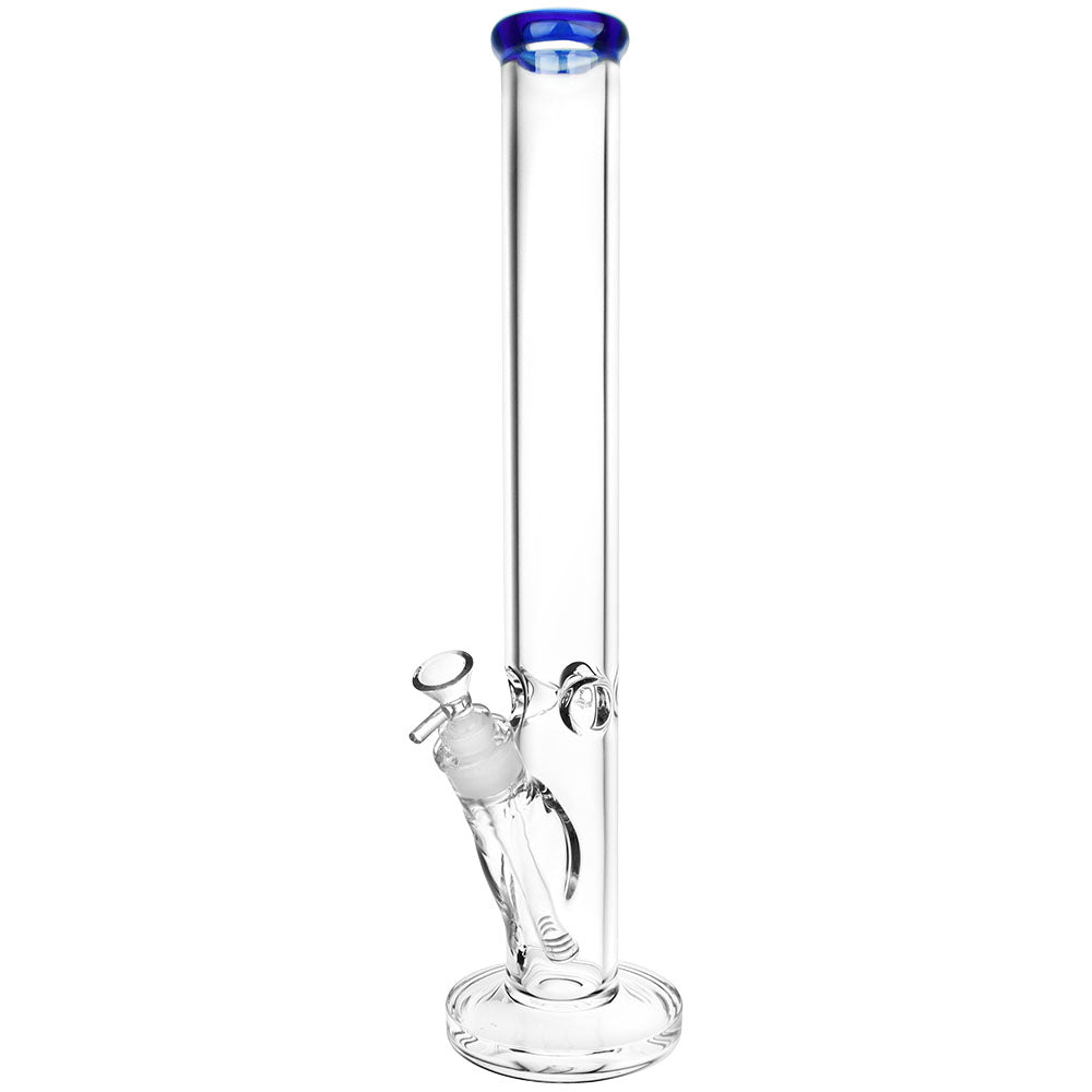 Classic Glass Straight Tube Bongs - Colors Vary