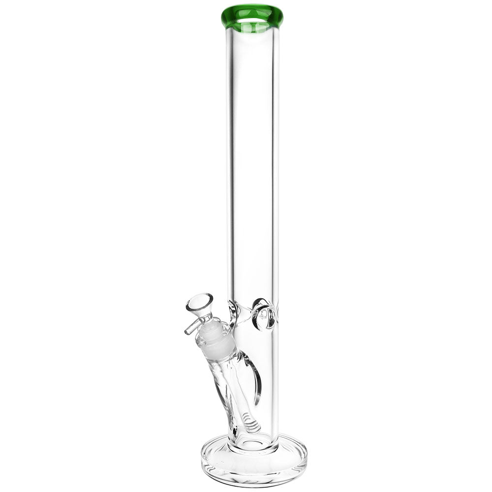 Classic Glass Straight Tube Bongs - Colors Vary