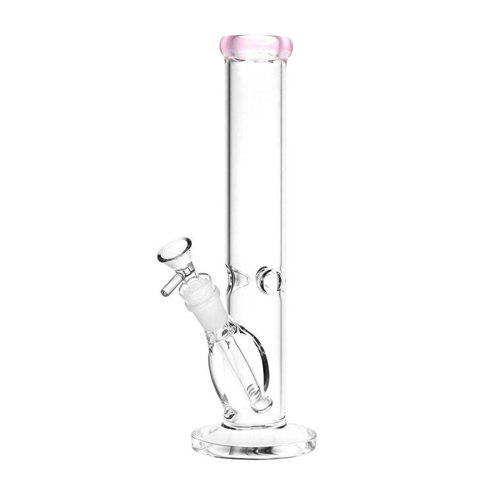 Classic Glass Straight Tube Bongs - Colors Vary