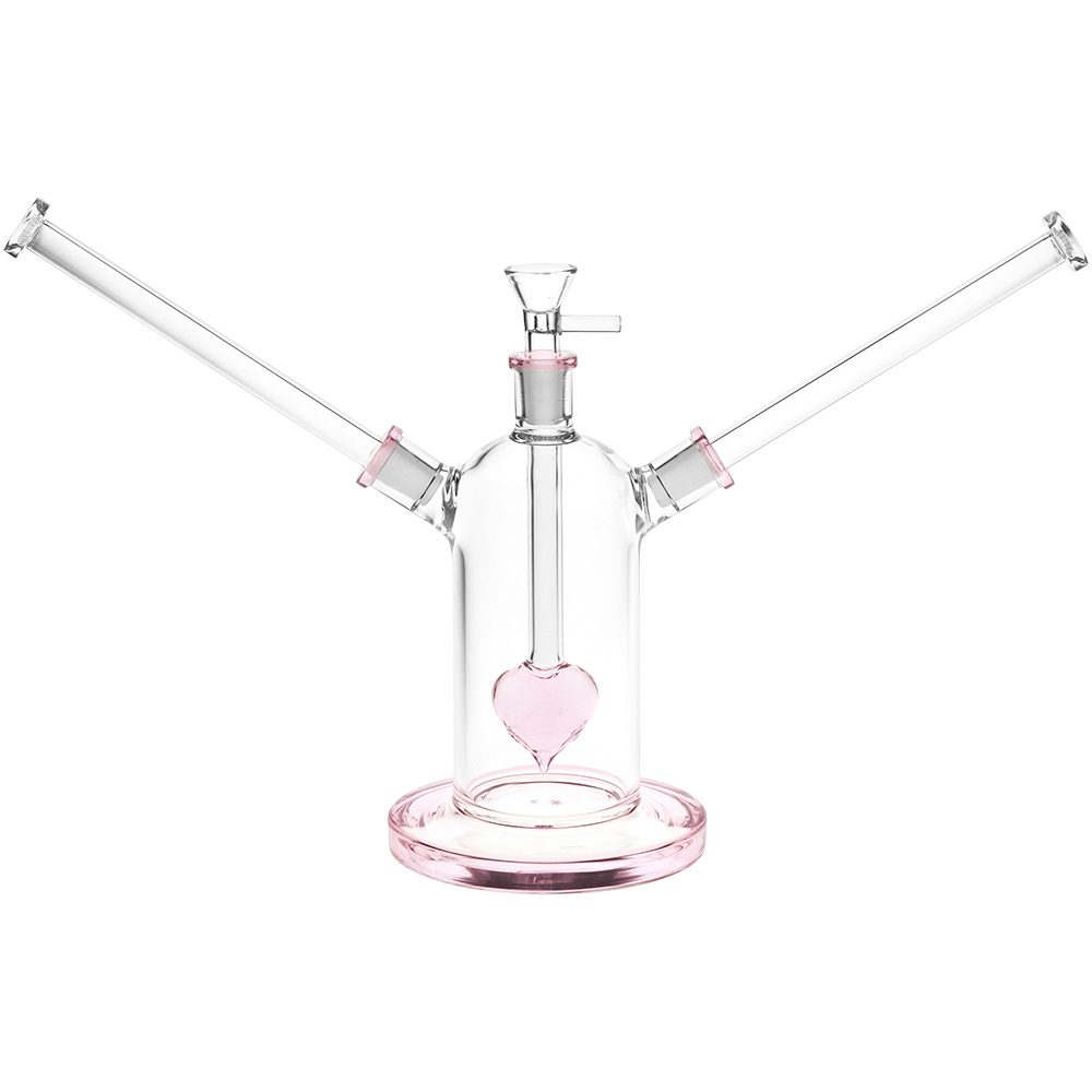 CaliConnected 7” Date Night Double Mouthpiece Bong