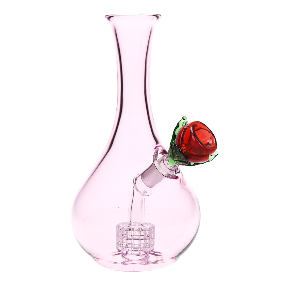 CaliConnected 7” Valentine’s Rose Vase Bong
