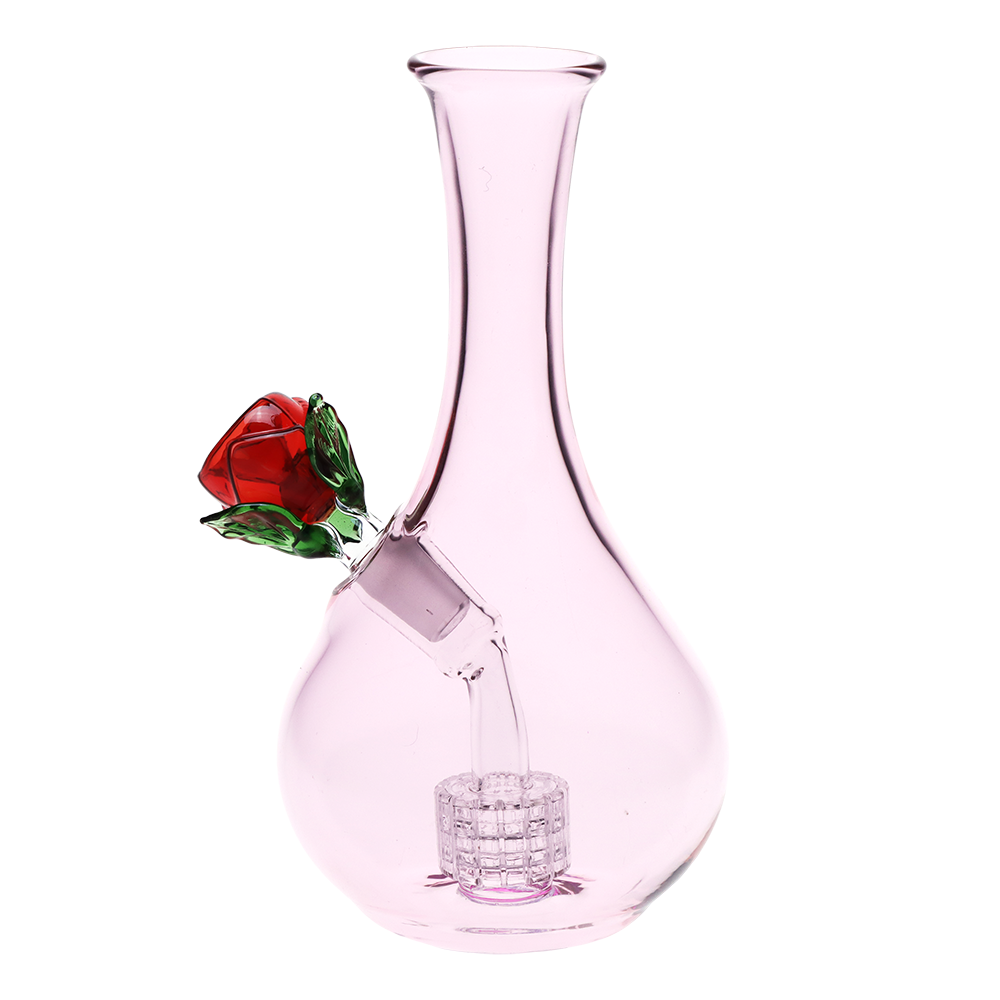 CaliConnected 7” Valentine’s Rose Vase Bong